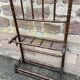 Vintage 1930s curved wood bamboo coat rack