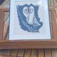 Jean Lurçat Lithographie  Chouette de Bonne espérance