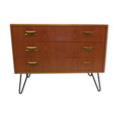 Vintage teak chest of drawers