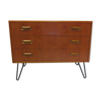 Vintage teak chest of drawers