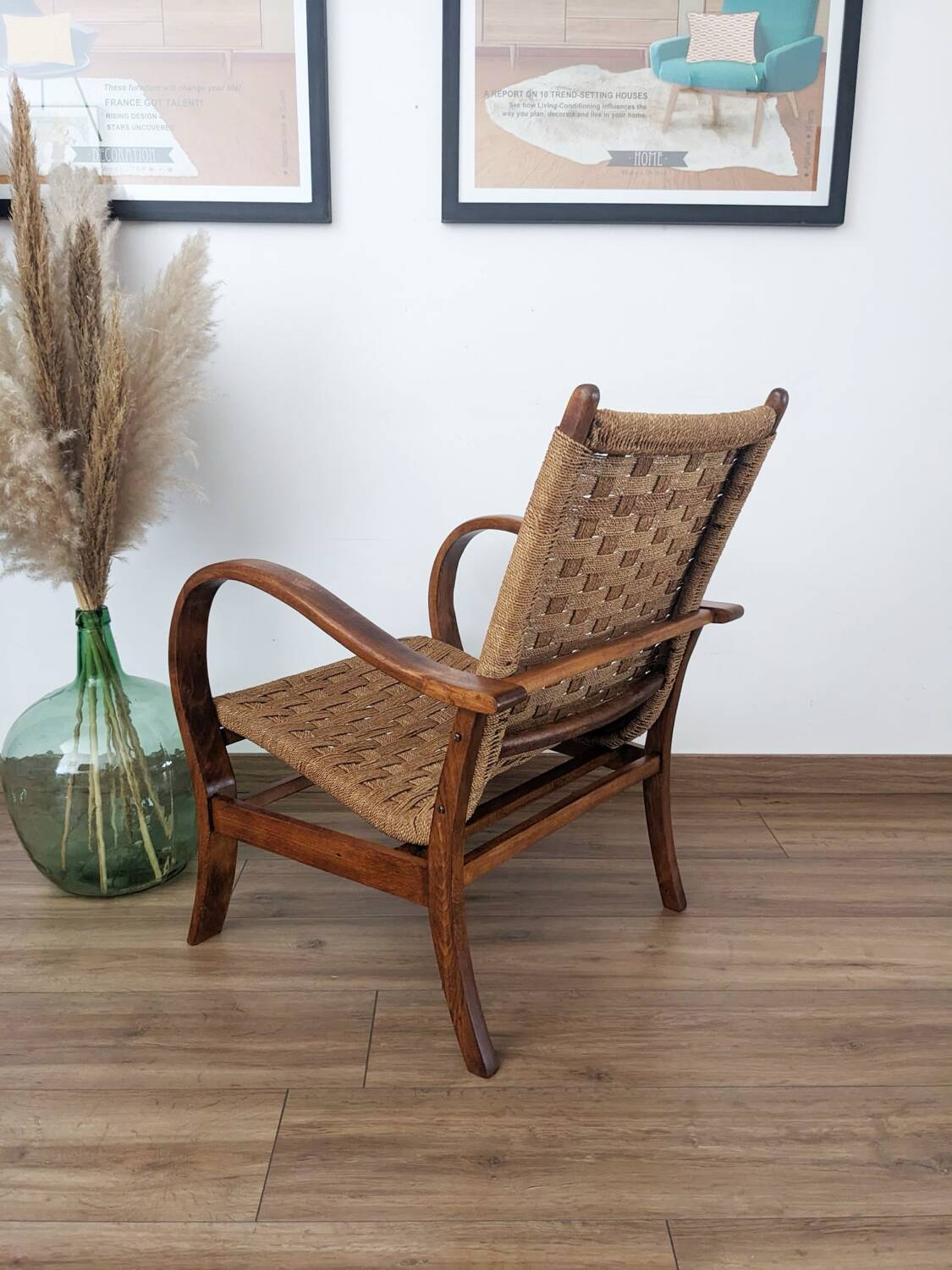 Bauhaus armchair by Erich Dieckmann Art Deco 1930s