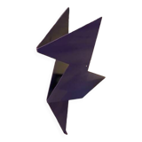 LAMPE ORIGAMI COCOTTE LEONIE BLEUE/MAUVE