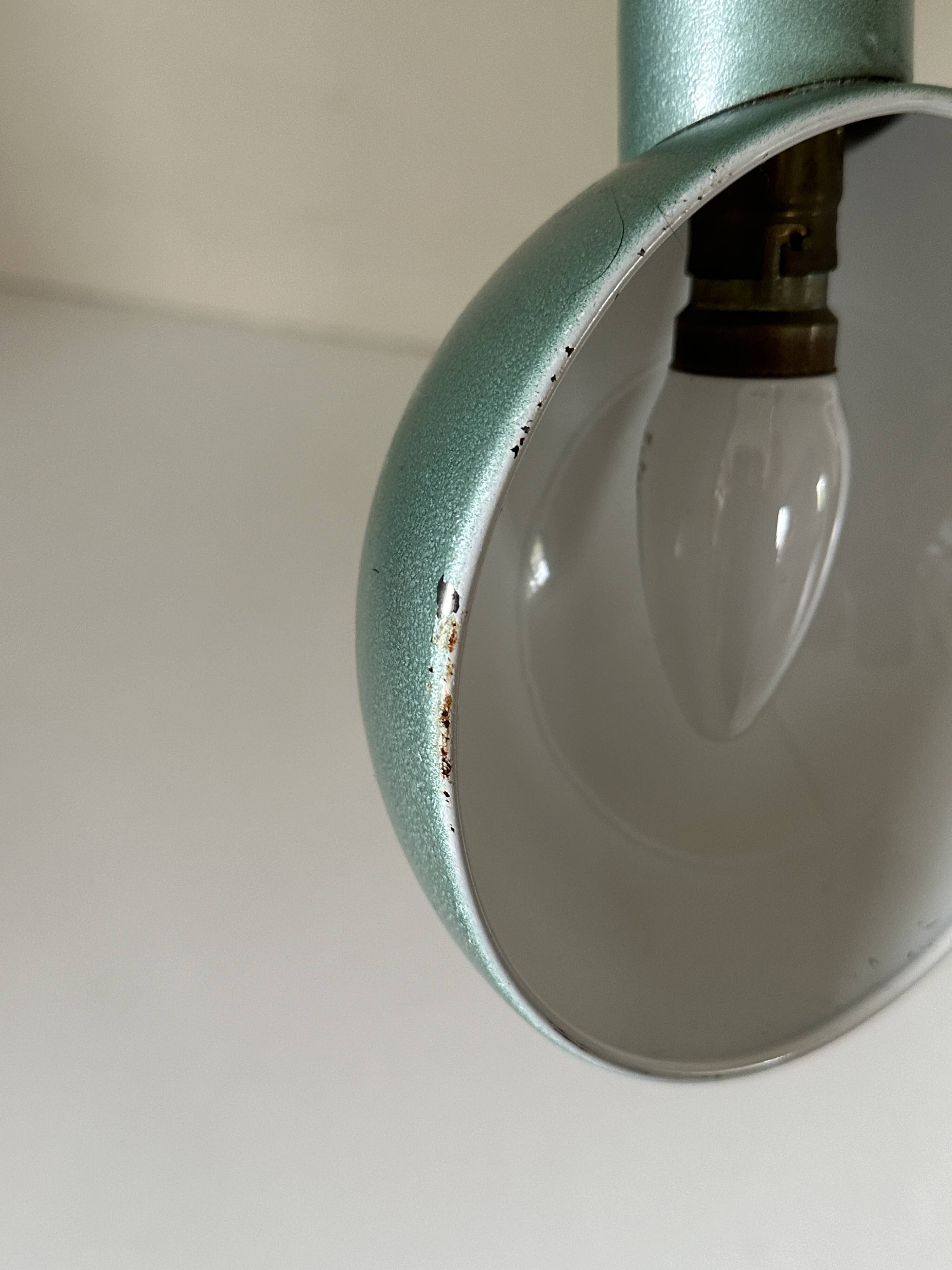 Industrial workshop lamp adher vintage 60s