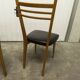 Pair of Scandinavian 1960 beech chairs