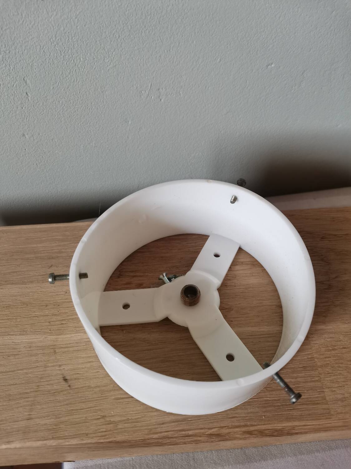 Vintage white opaline glass lamp globe ceiling light