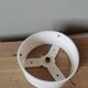 Vintage white opaline glass lamp globe ceiling light