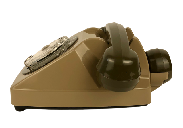Socotel S63 vintage PTT dial phone, 1980