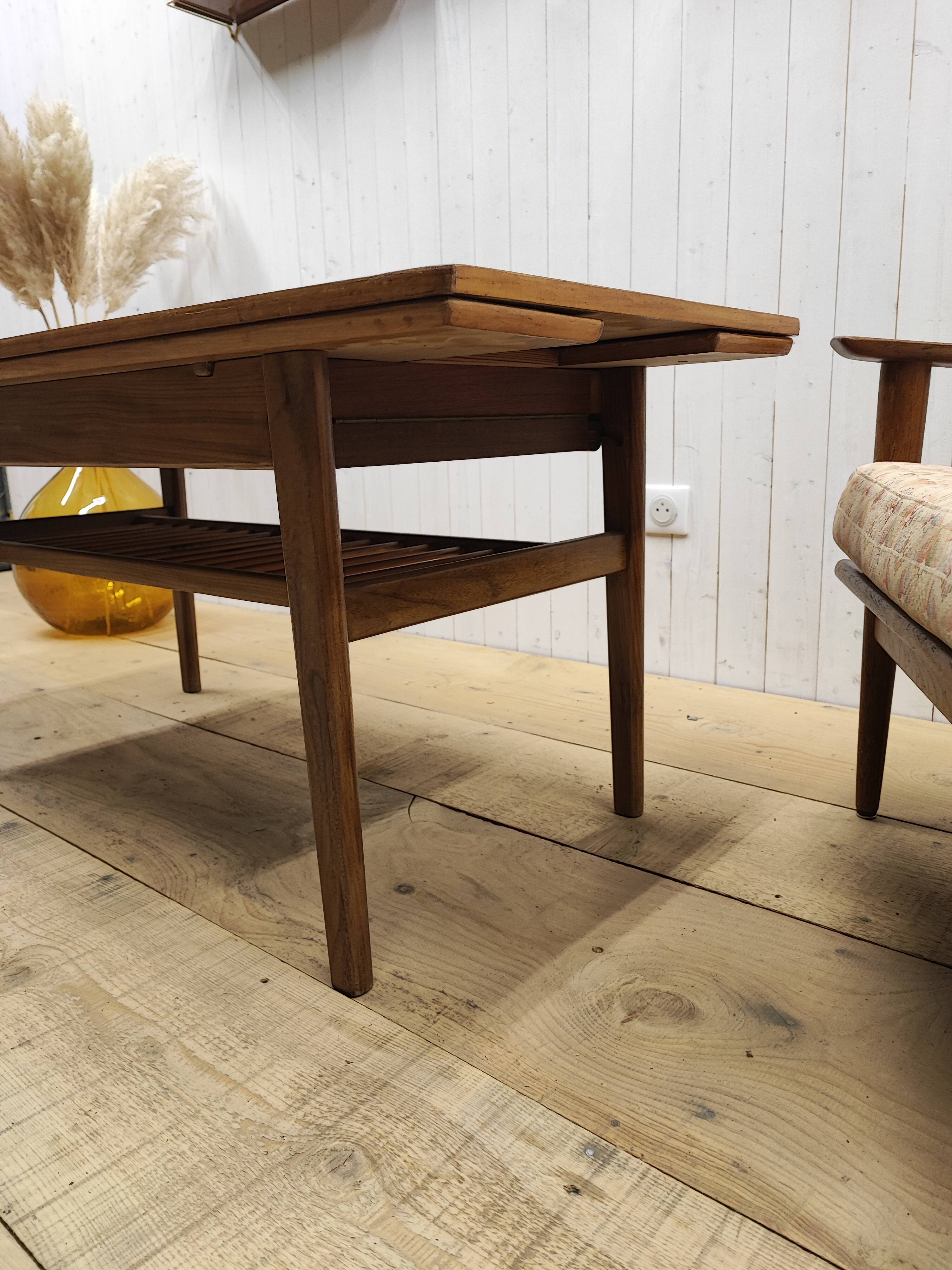 Enhanced coffee table by Kai Kristiansen