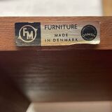 Kai Kristiansen teak wall unit for Feldballes Møbelfabrik