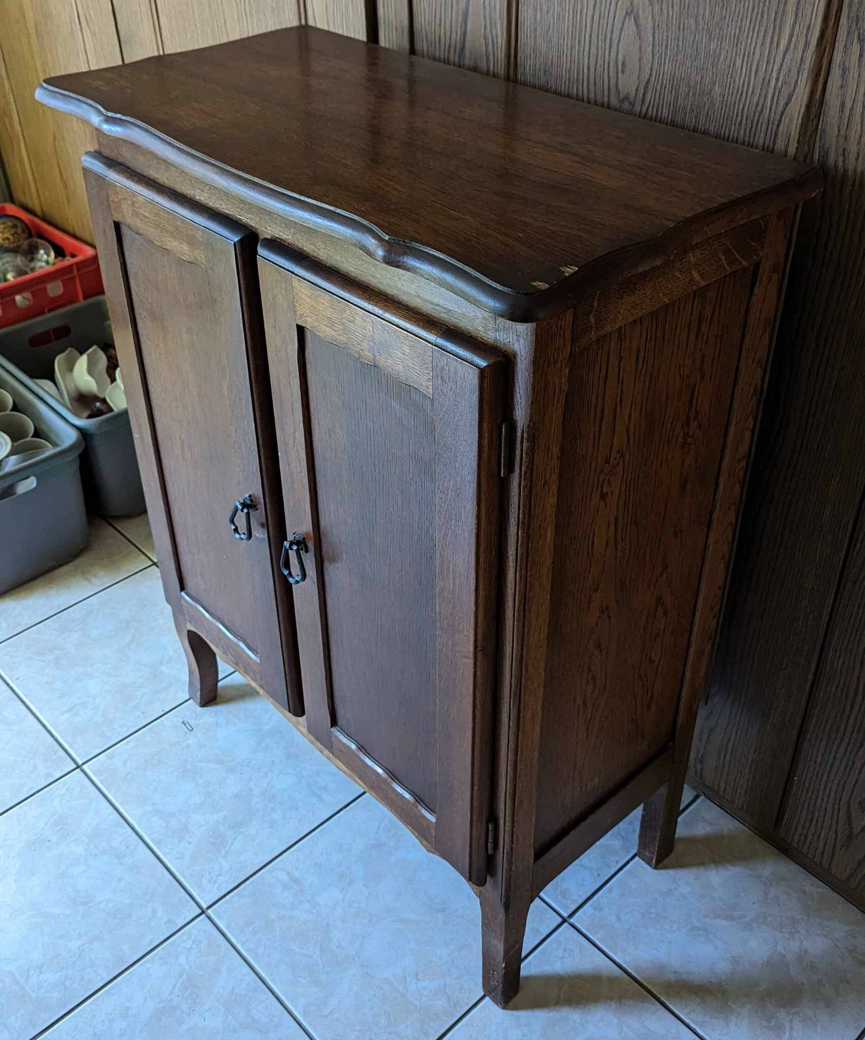 Vintage shoe cabinet
