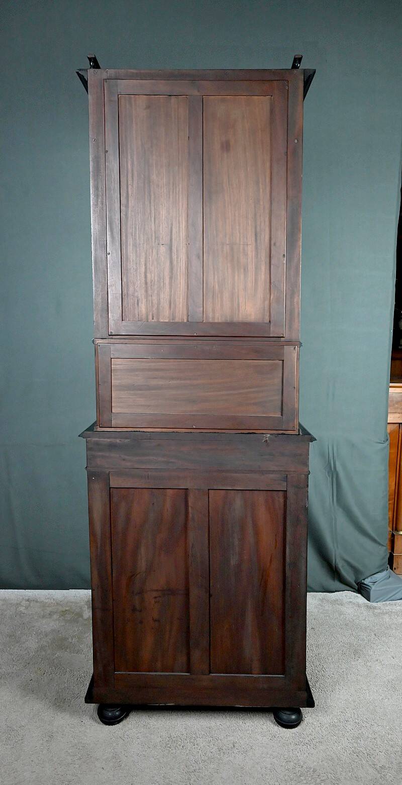 Display Cabinet in Blackened Pear Wood, Napoléon III period – 2nd half of the 19th century
