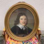 French School of the 19th century, Framed pastel portrait of a man