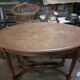 Oval console