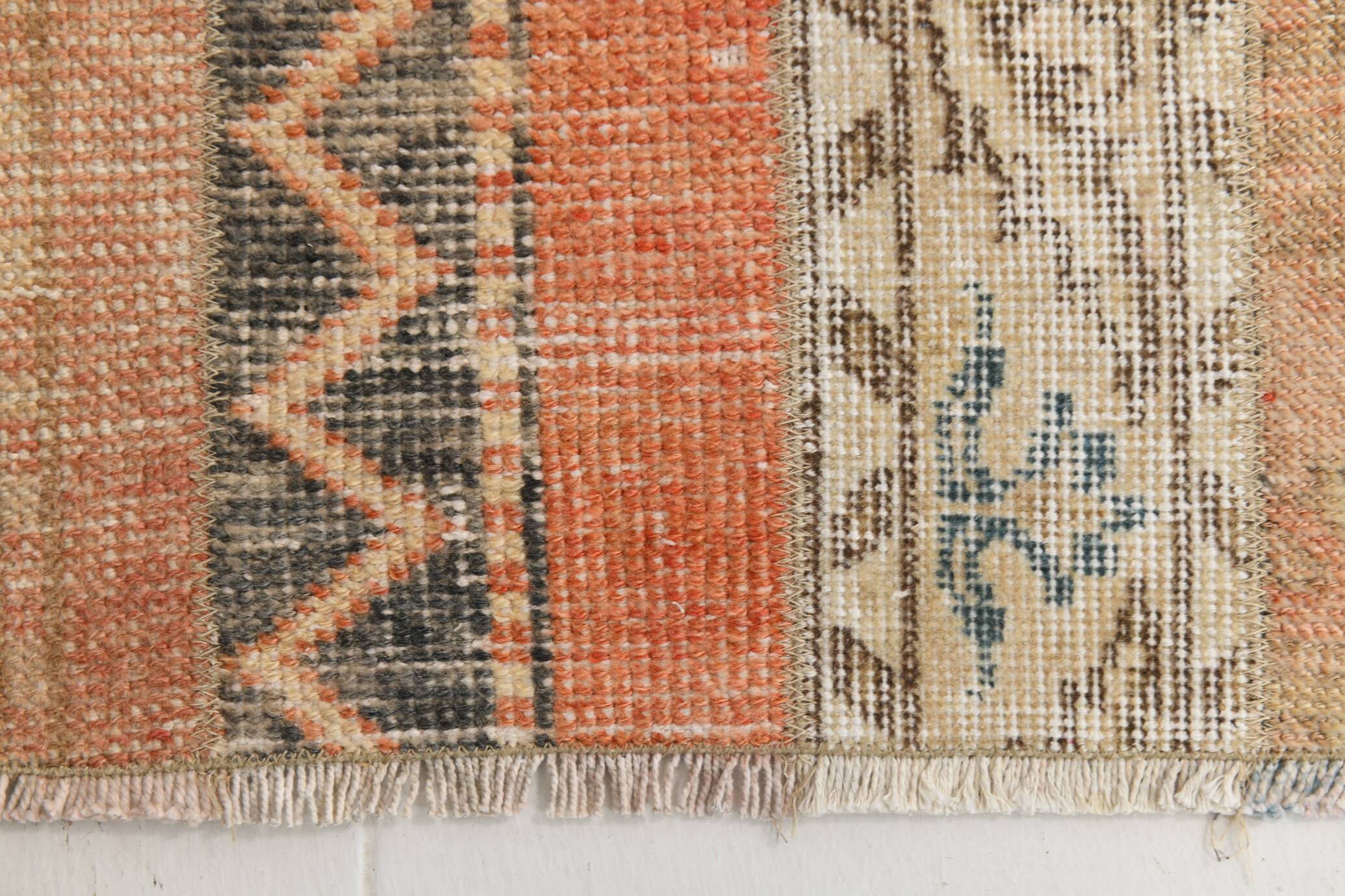 2x5 Soft Pastel Vintage Runner Rug, 61x168Cm