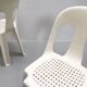 6 plastic "Monobloc" chairs by Henry Massonnet for Stamp.