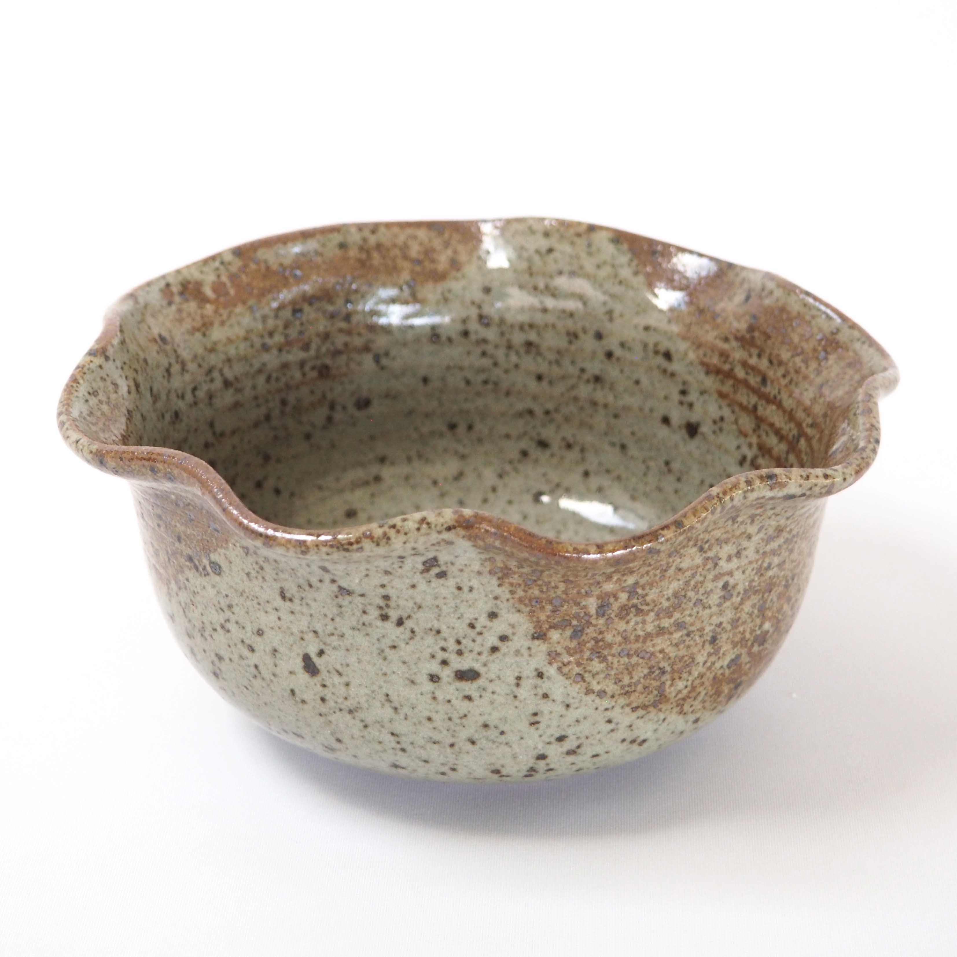 Speckled stoneware ramekin