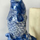 Duo of vases in antique slip