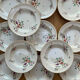 12 deep plates Luneville Chantilly