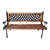 Banc fonte et bois 1900