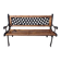 Bank made of iron and wood from 1900