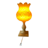 Alabaster tulip lamp