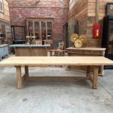Grande table d’office Début XXème en chêne massif