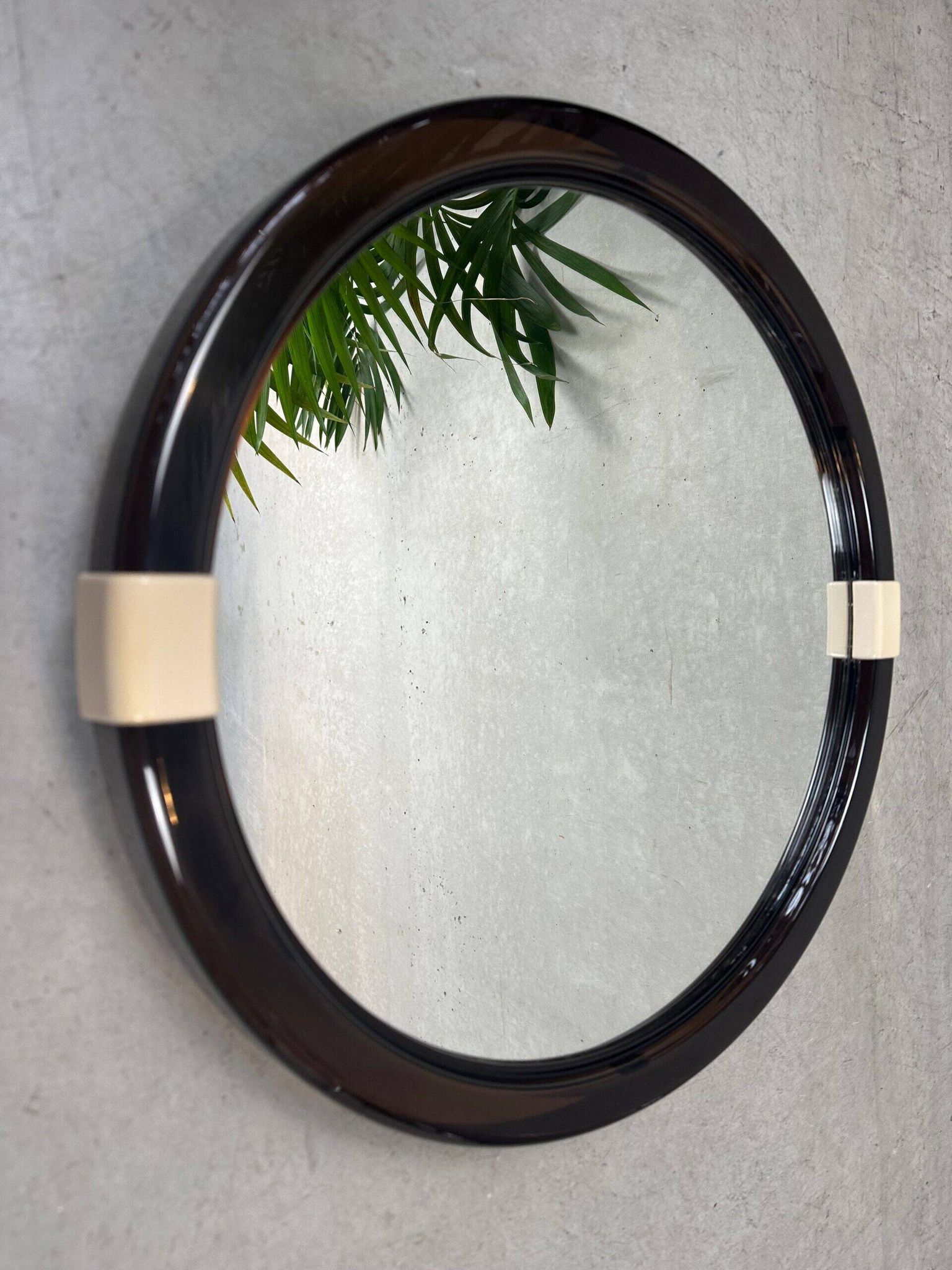Vintage tiltable mirror – smoked lucite
