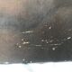 Ancient oil on canvas painting North American waterfall landscape