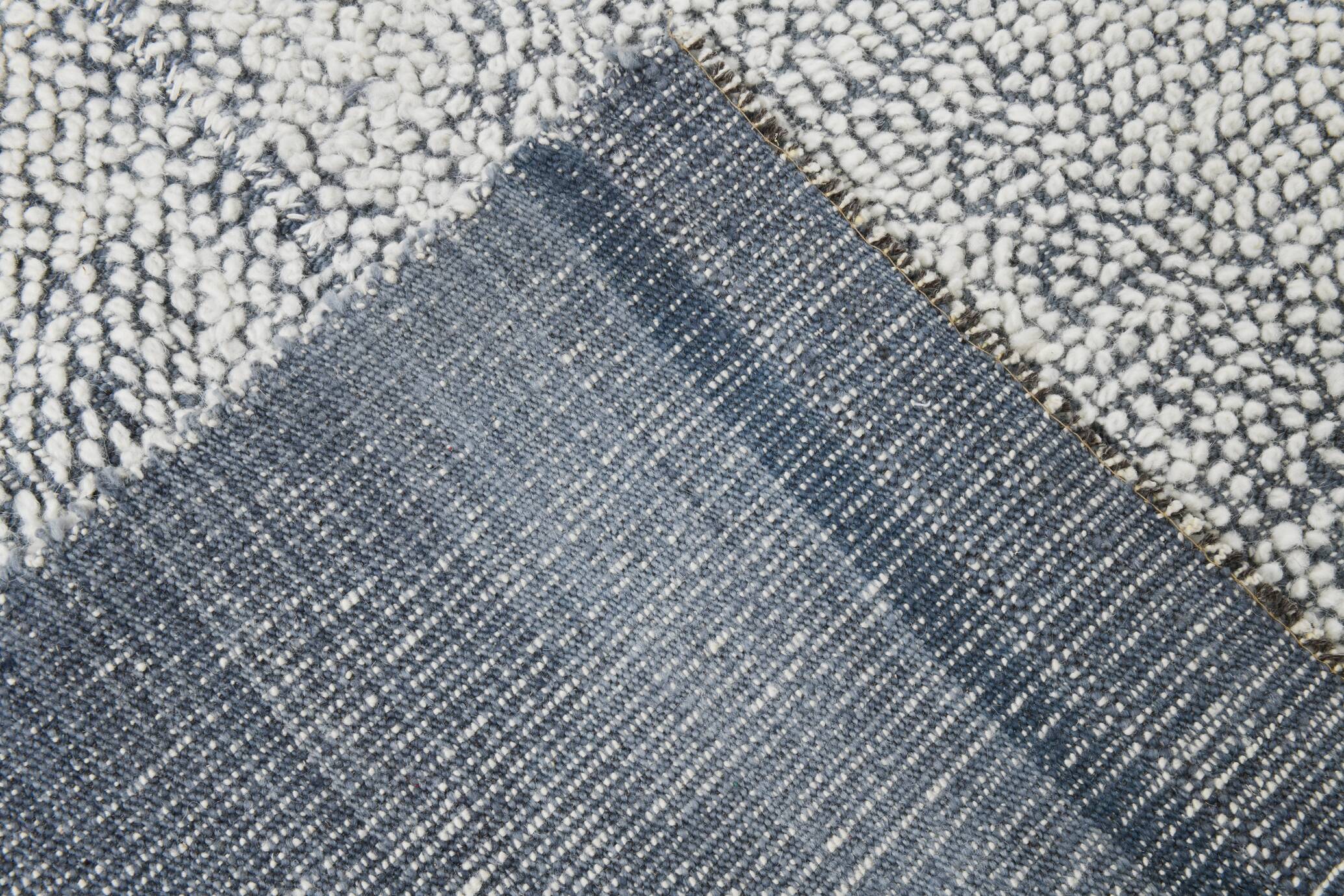 7x9 Blue White Modern Vintage Rug, 200x271Cm SK 34018 FREE SHIPPING