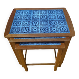 Teak nesting table, Danish