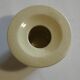 Off-white porcelain inkwell with well-curved bowl