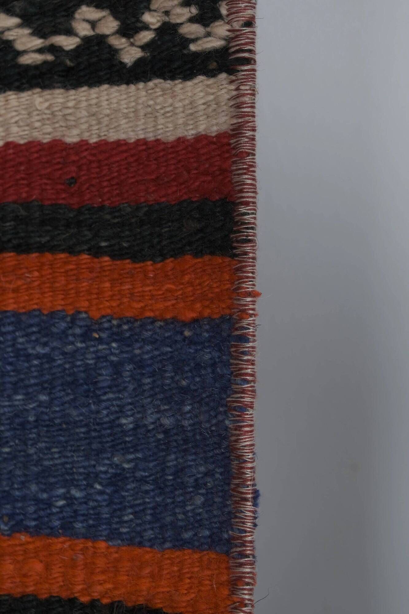 Vintage Turkish hallway rug 63x647 cm