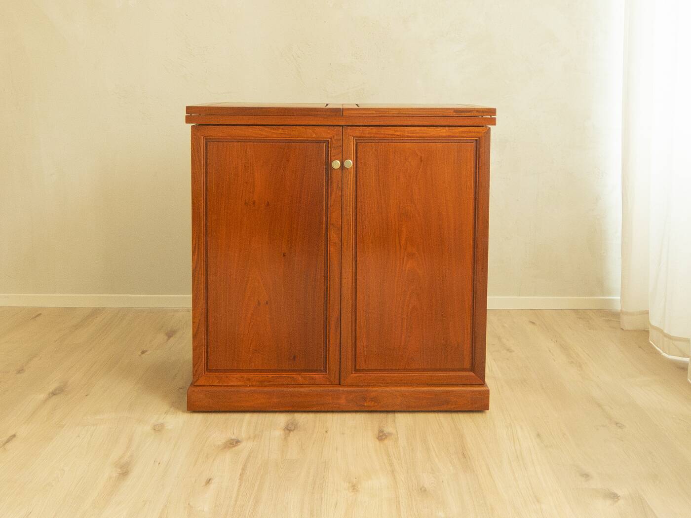 Captain's bar in Scandinavian design, 1960s, teak