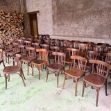 Set of 45 vintage bistro chairs