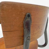 Desk and chair, industrial