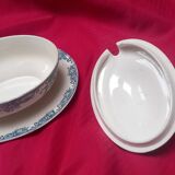 Longwy ceramic sauce boat spring model
