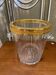 Saint Louis crystal champagne bucket with thistle thistle decor with rim