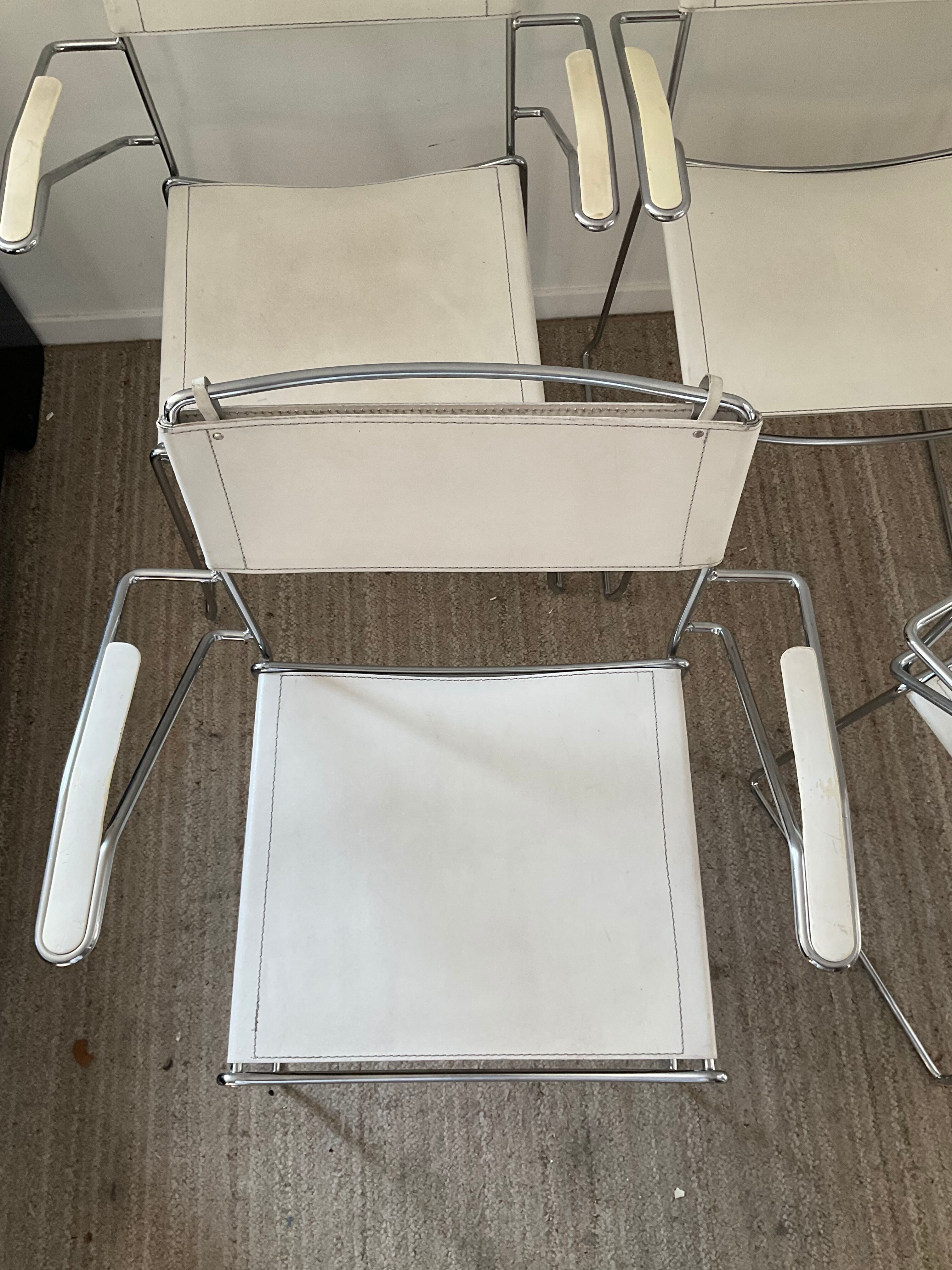 4 fauteuils Giandomenico Belotti années 70