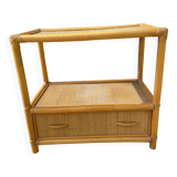 Low rattan furniture