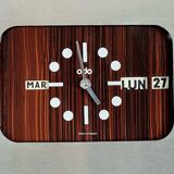 Space age clock calendar by odo france, 70s