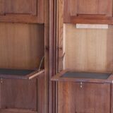 Pair of twin secretary cabinets