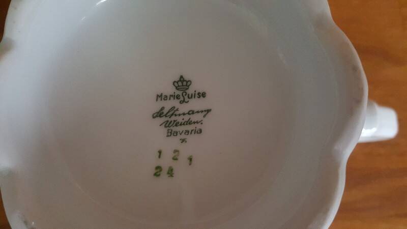 Vintage Bavarian porcelain coffee pot