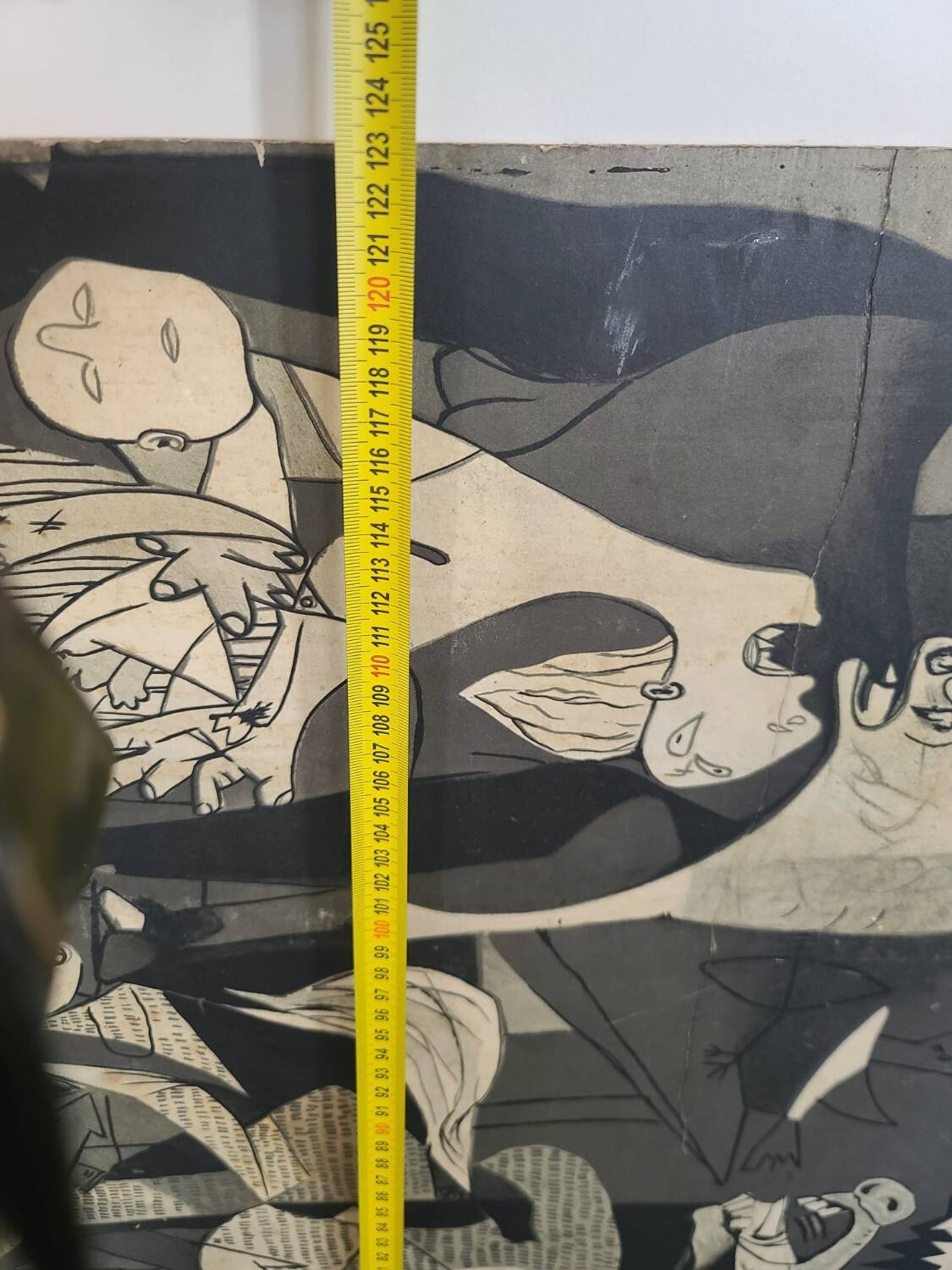 Wooden painting reproduction Picasso Guernica