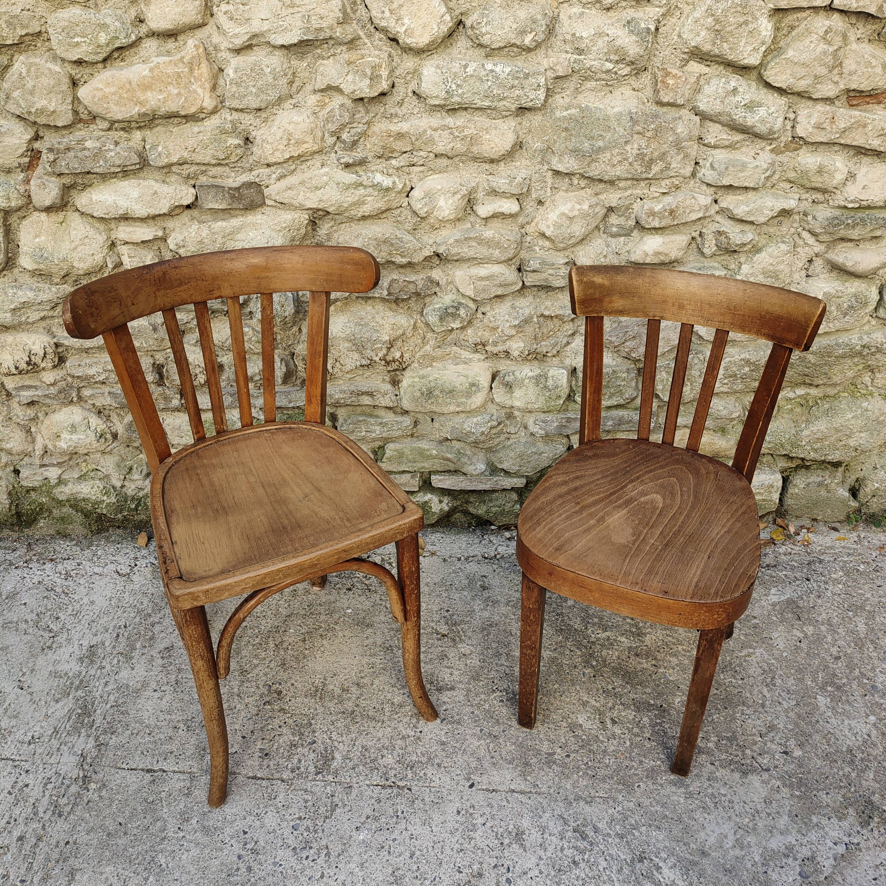 Pair of Luterma/Fischel bistro chairs