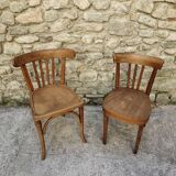 Paire de chaises bistrot Luterma/Fischel
