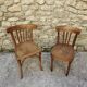 Pair of Luterma/Fischel bistro chairs