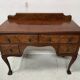 Bureau plat Regency en acajou et placage XIX siècle