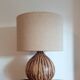 Lampe boule céramique