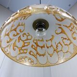 Peill & Putzler glass hanging lamp 1960-70’s