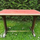 Authentic bistro table year 1950 completely renovated